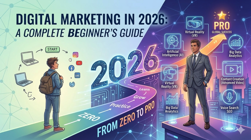Digital Marketing in 2026 Zero to Pro Guide