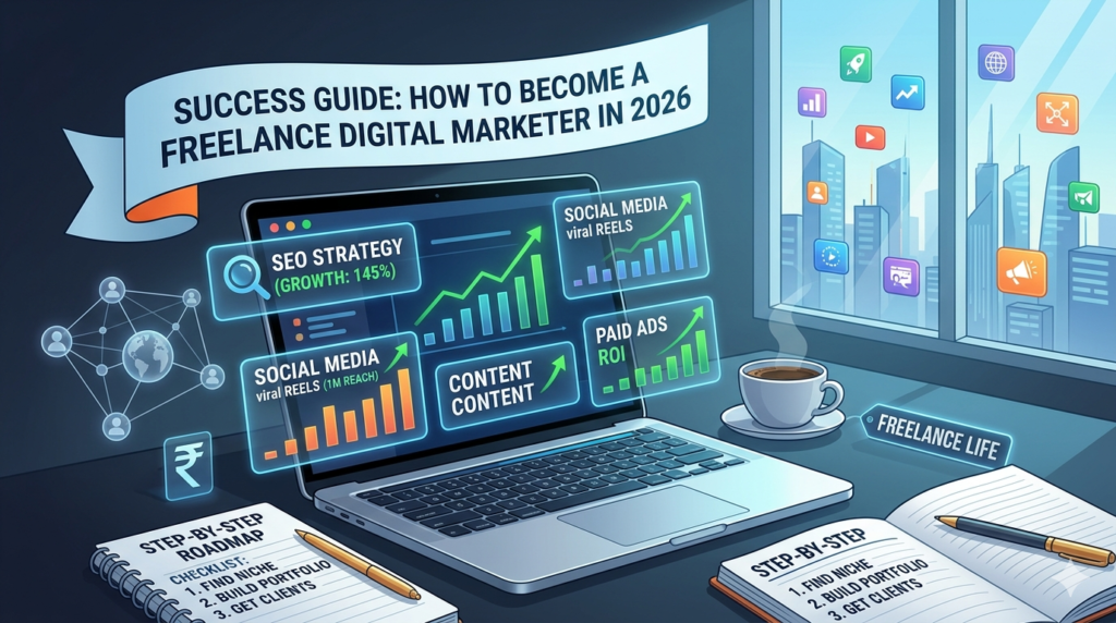 How to Become a Freelance Digital Marketer in 2026: A Step-by-Step Guide